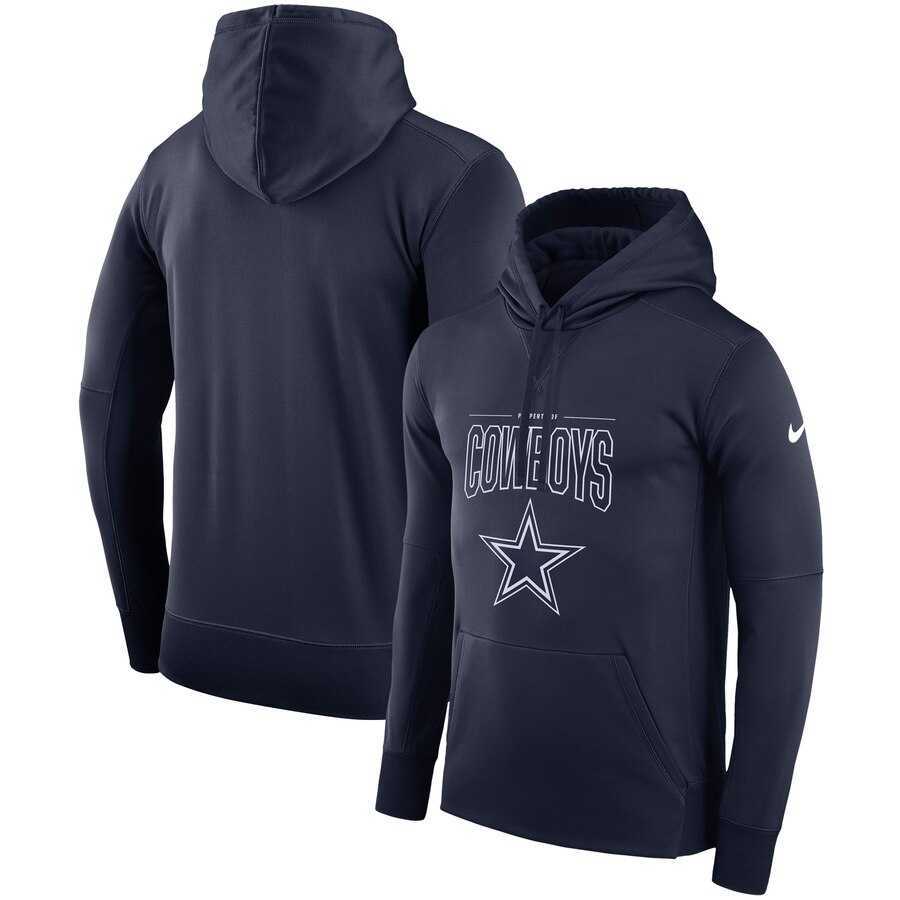Dallas Cowboys Nike Sideline Property Of Logo Performance Pullover Hoodie Navy,We sell and wholesale Dallas Cowboys Nike Sideline Property Of Logo Performance Pullover Hoodie Navy on line form chian!